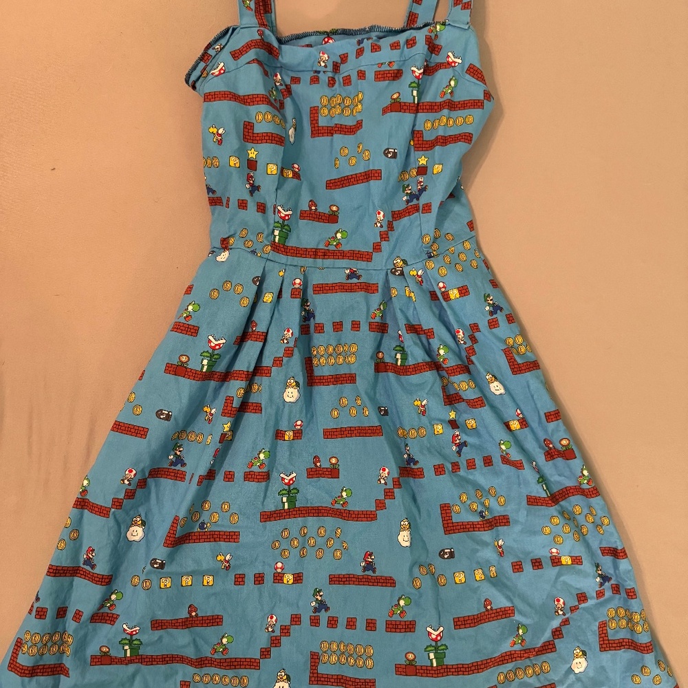 Small-Med Super Mario Handmade Dress